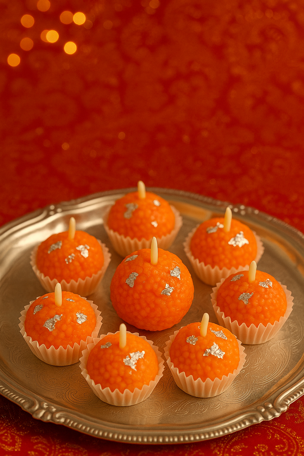 Writtini Laddoo Candle – Festive Mithai Inspired Candles
