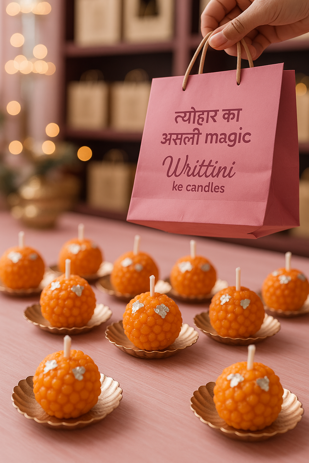 Laddoo Candle (Bulk Order – Min 300 pcs)