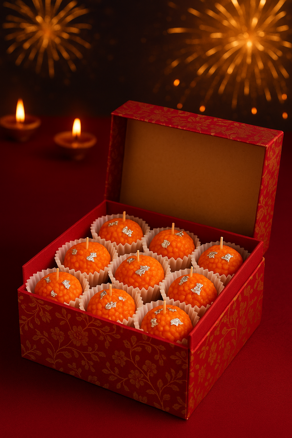 Writtini Laddoo Candle – Festive Mithai Inspired Candles