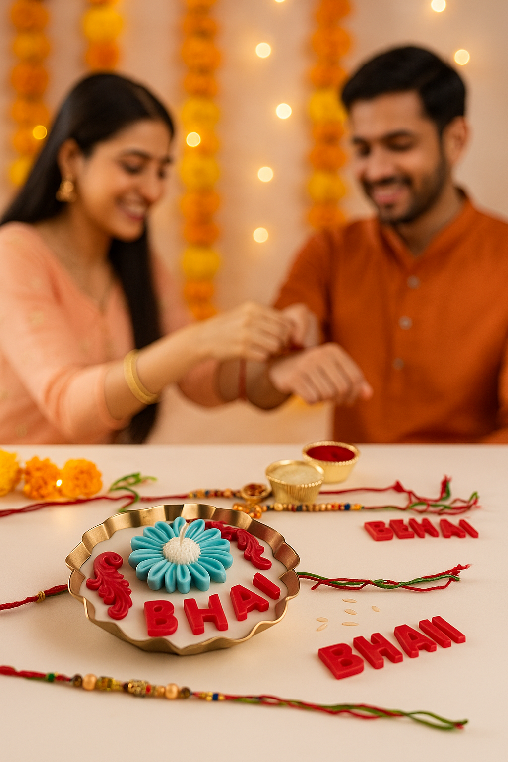 Rakhi Candles