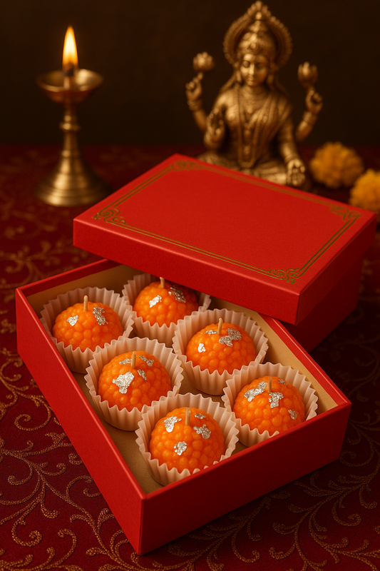 Writtini Laddoo Candle – Festive Mithai Inspired Candles