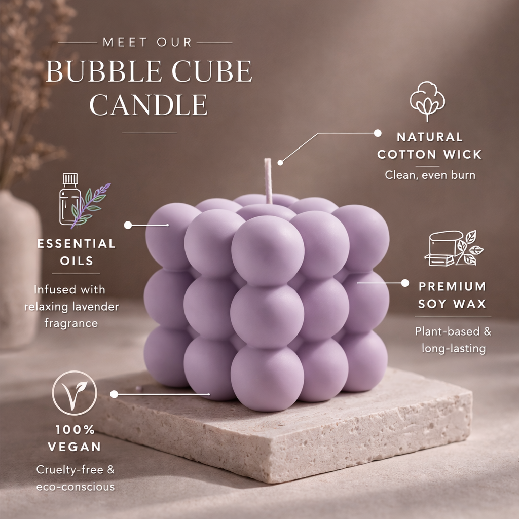 The Bubble Cube Set – Lavender
